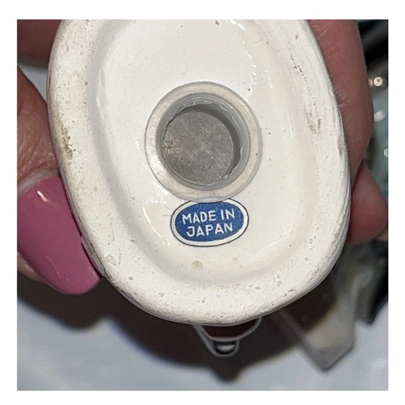 DOLPHIN Salt & Pepper Shakers Anthropomorphic Hand Painted Ceramic Japan Vintage - Picture 2 of 7